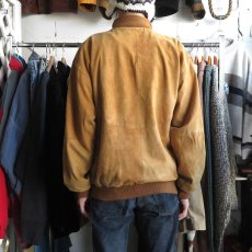 画像11: 1980's "Yves Saint Laurent" Nubuck Leather Pullover Jacket　LIGHT BROWN　size M-L (11)