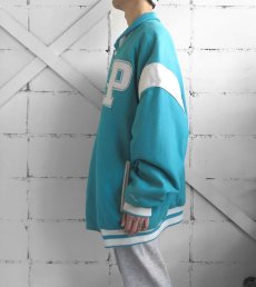 画像6: "PELLE PELLE" Melton Wool Stadium Jacket　TURQUOISE BLUE　size 3XL (6)