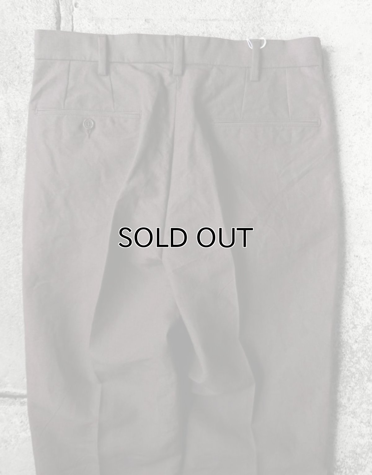 画像3: Riprap "TWO TUCK SLACKS" -PAPER/LINEN WEATHER- color DARK BROWN (3)