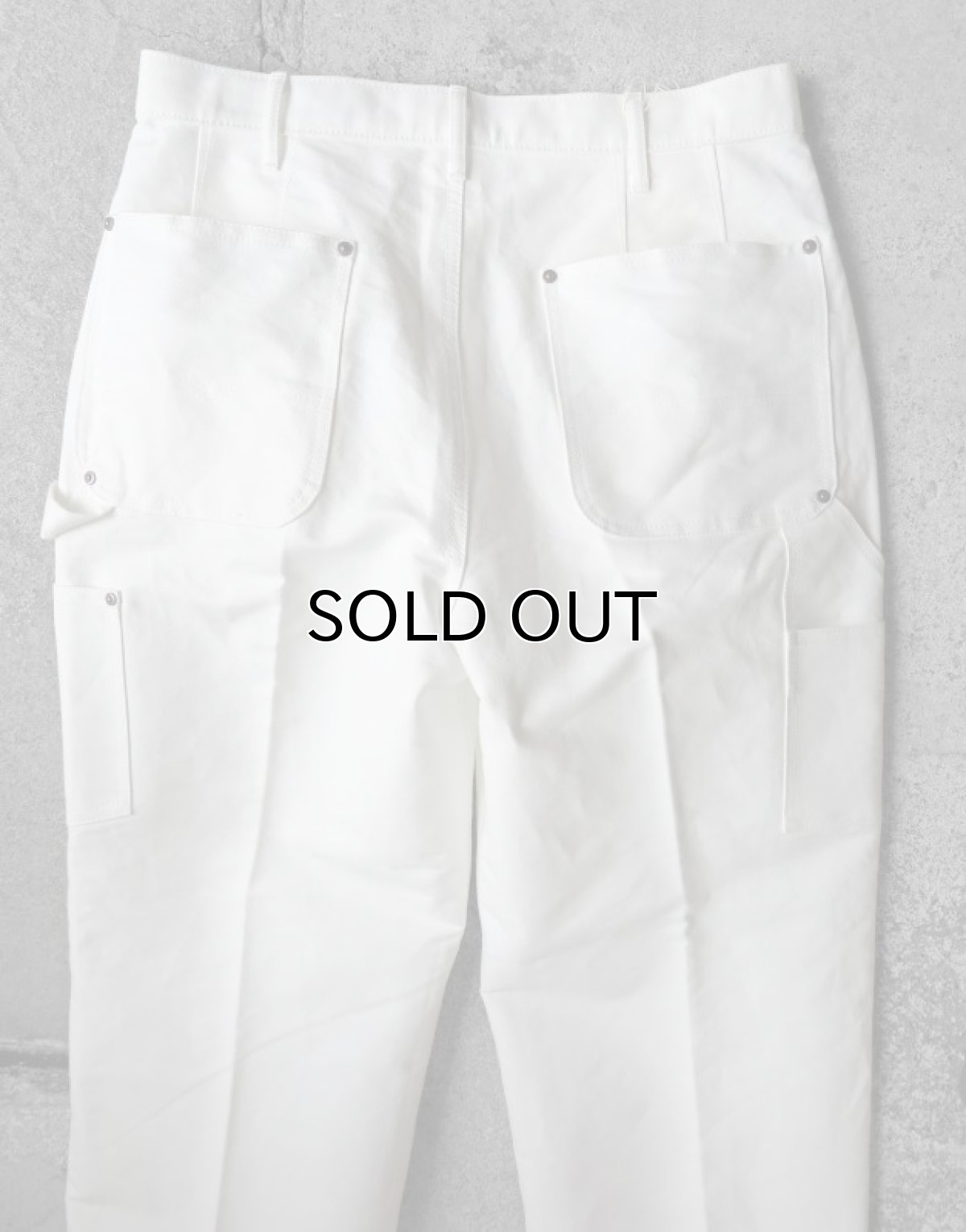 画像4: Riprap "DOUBLE FRONT TROUSERS" -COTTON/PAPER DUCK-　color OFF WHITE (4)