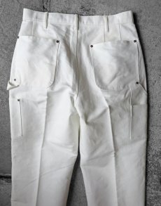 画像4: Riprap "DOUBLE FRONT TROUSERS" -COTTON/PAPER DUCK-　color OFF WHITE (4)