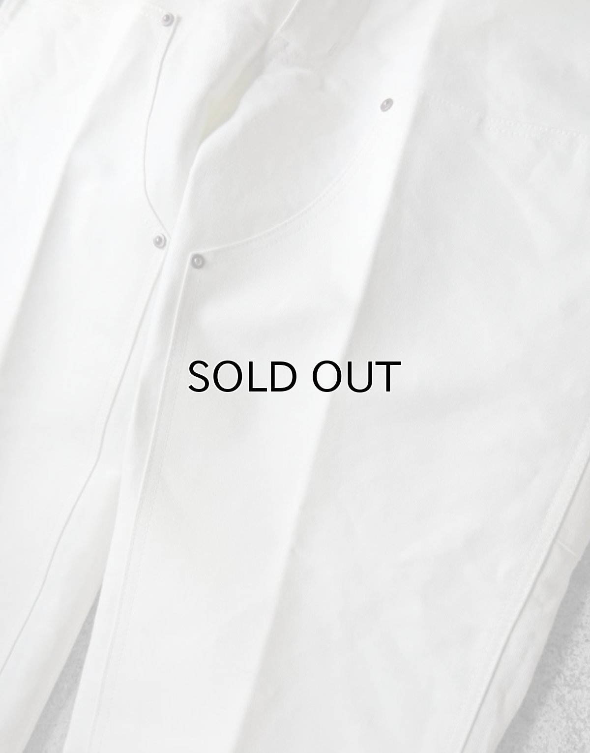 画像3: Riprap "DOUBLE FRONT TROUSERS" -COTTON/PAPER DUCK-　color OFF WHITE (3)