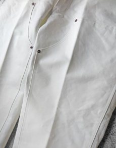 画像3: Riprap "DOUBLE FRONT TROUSERS" -COTTON/PAPER DUCK-　color OFF WHITE (3)