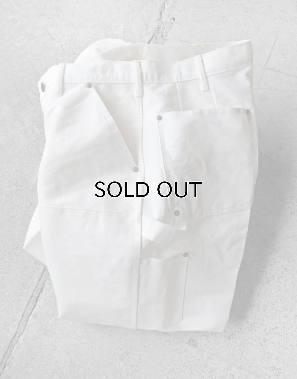 画像5: Riprap "DOUBLE FRONT TROUSERS" -COTTON/PAPER DUCK-　color OFF WHITE (5)