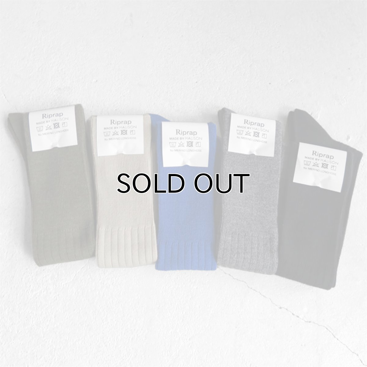 画像5: Riprap "Nz Merino Long Hose Socks" made by HALISON　size MEN'S FREE (25~27cm) (5)