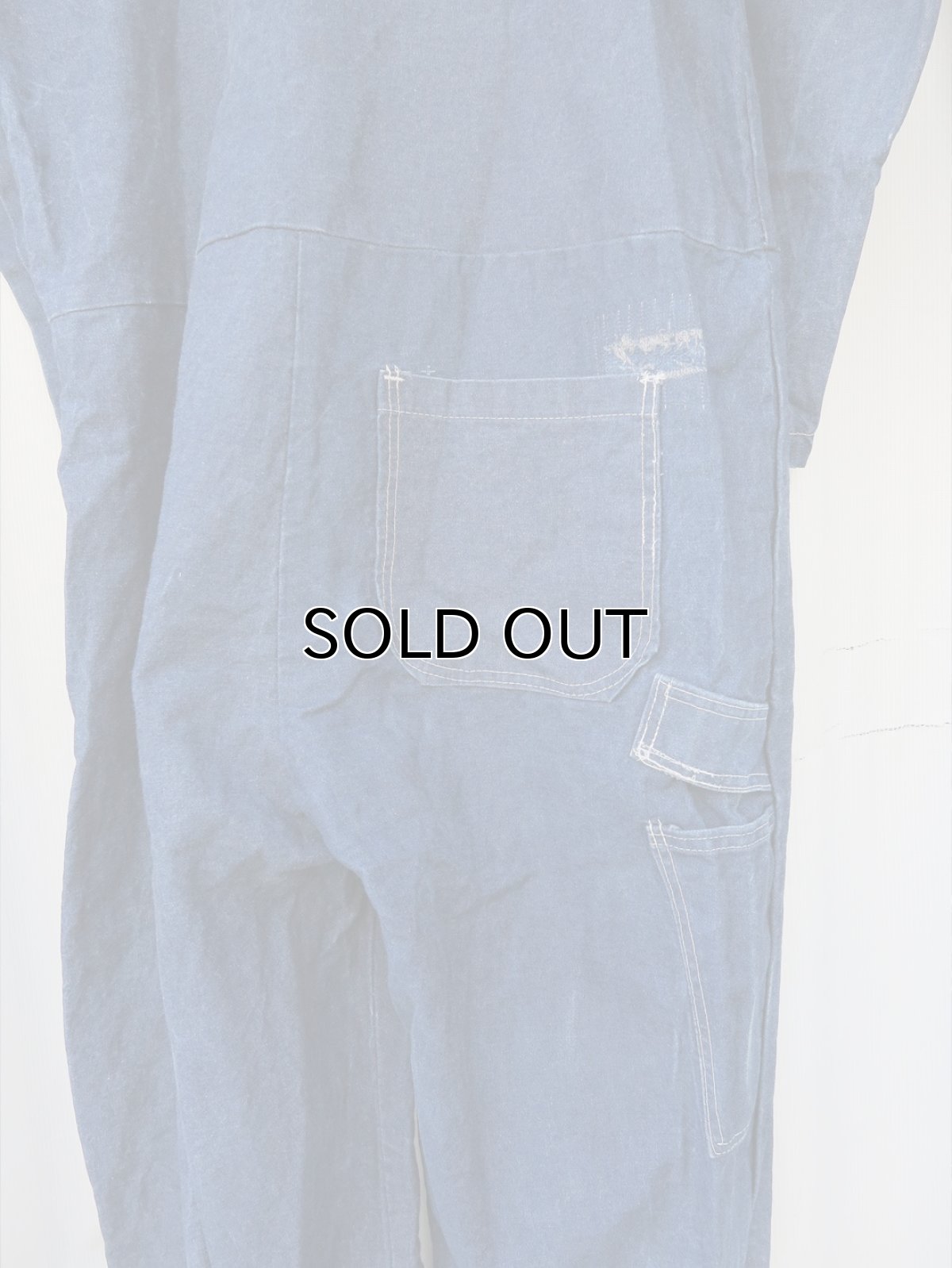 画像2: 1980's "STEEL GRIP" Denim Work Overall (2)