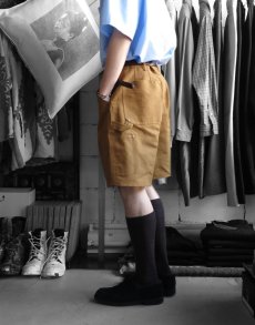 画像7: Riprap "PAINTER 1/2 SHORTS" -COTTON/PAPER DUCK-　color BROWN (7)