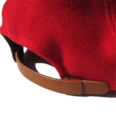画像8: Riprap "Semi Long Brim Cap" -Melton Wool-　color : RED, WHITE　size FREE (8)