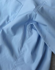 画像4: Riprap "REGULAR COLLAR S/S SHIRT" -120/2 COTTON POPLIN-　color SAX (4)