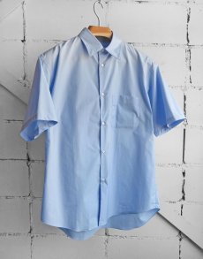 画像1: Riprap "REGULAR COLLAR S/S SHIRT" -120/2 COTTON POPLIN-　color SAX (1)