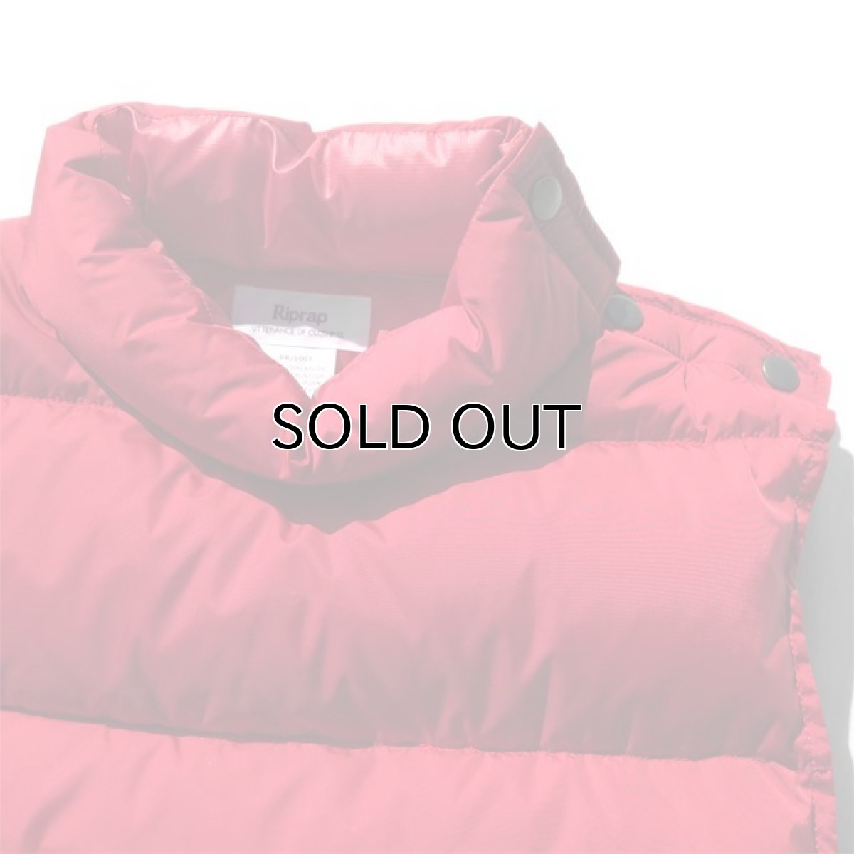 画像3: Riprap "Down Not Life Jacket"　color : RED　size LARGE (3)