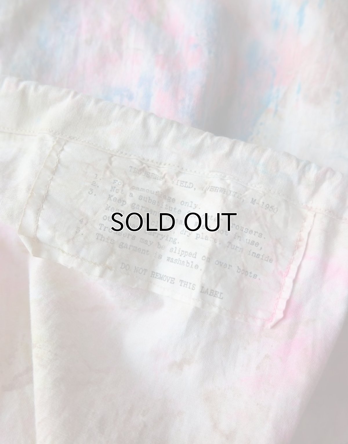 画像6: 1950's U.S. ARMY M-1950 Field Trousers  MULTI COLOR size FREE (6)