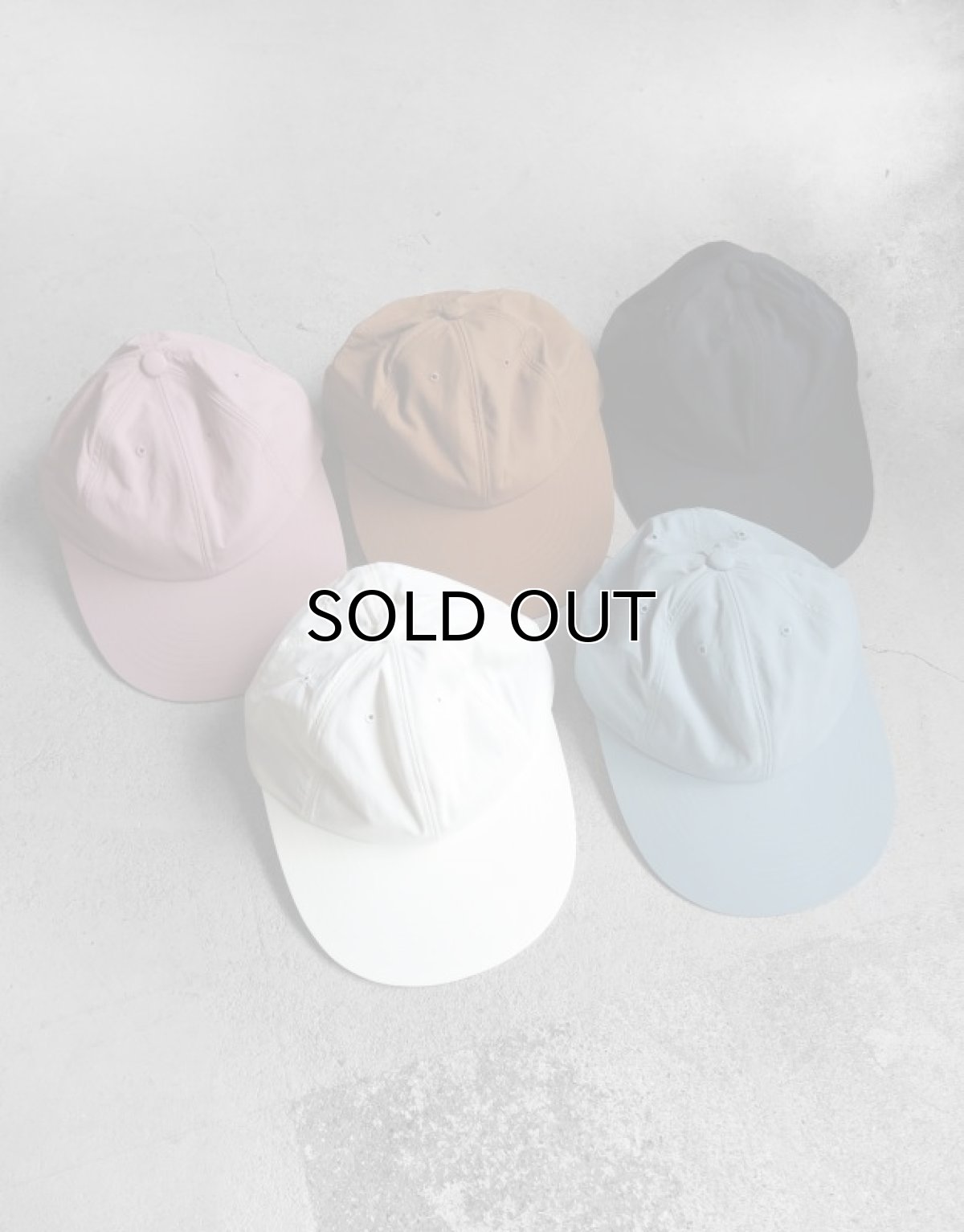 画像4: Riprap "SEMI LONG BRIM CAP" -NYLON TUSSAH-　5 COLOR　size FREE (4)