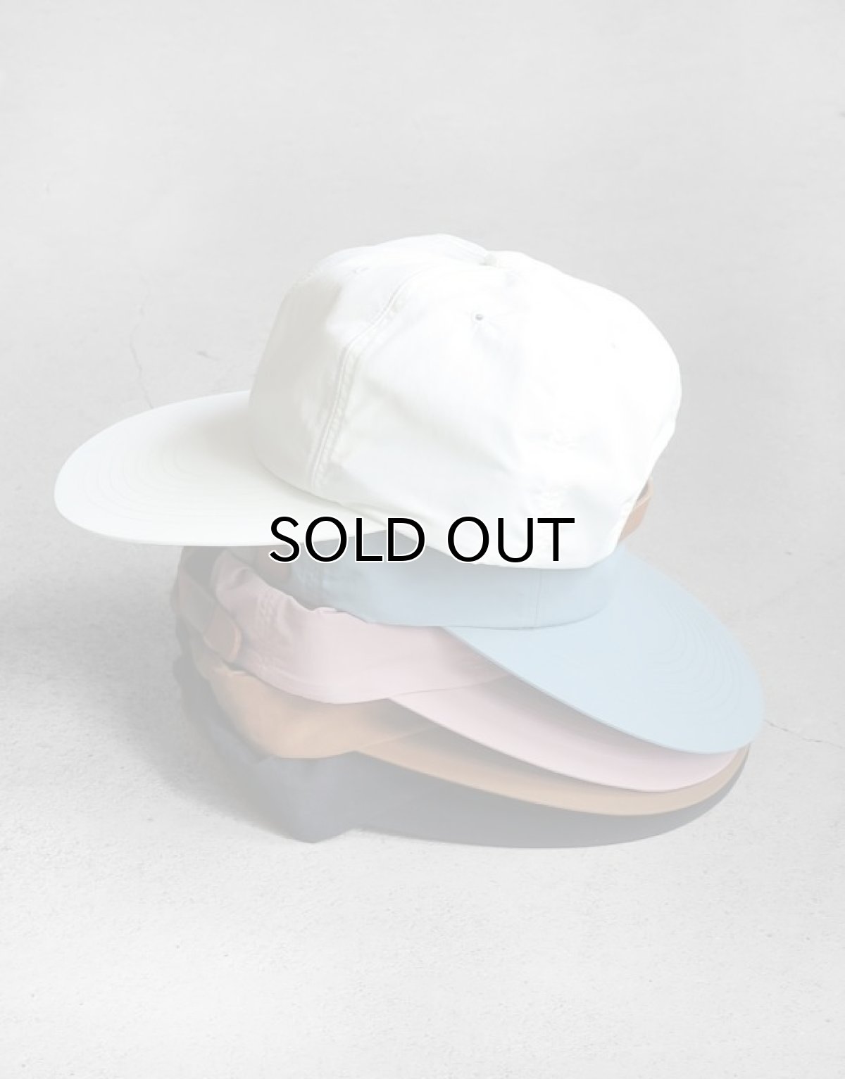 画像2: Riprap "SEMI LONG BRIM CAP" -NYLON TUSSAH-　5 COLOR　size FREE (2)