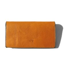 画像2: "JUTTA NEUMANN" Leather Wallet "Waiter's Wallet" -長財布-　color : MUSTARD / LIME YELLOW (2)