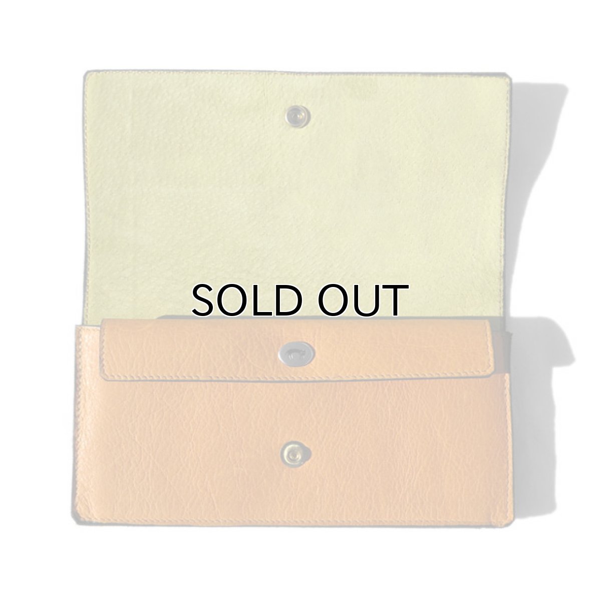 画像4: "JUTTA NEUMANN" Leather Wallet "Waiter's Wallet" -長財布-　color : MUSTARD / LIME YELLOW (4)