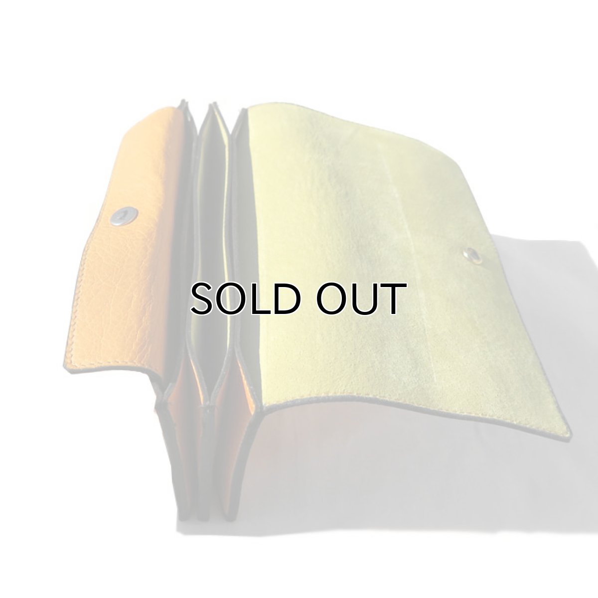 画像5: "JUTTA NEUMANN" Leather Wallet "Waiter's Wallet" -長財布-　color : MUSTARD / LIME YELLOW (5)