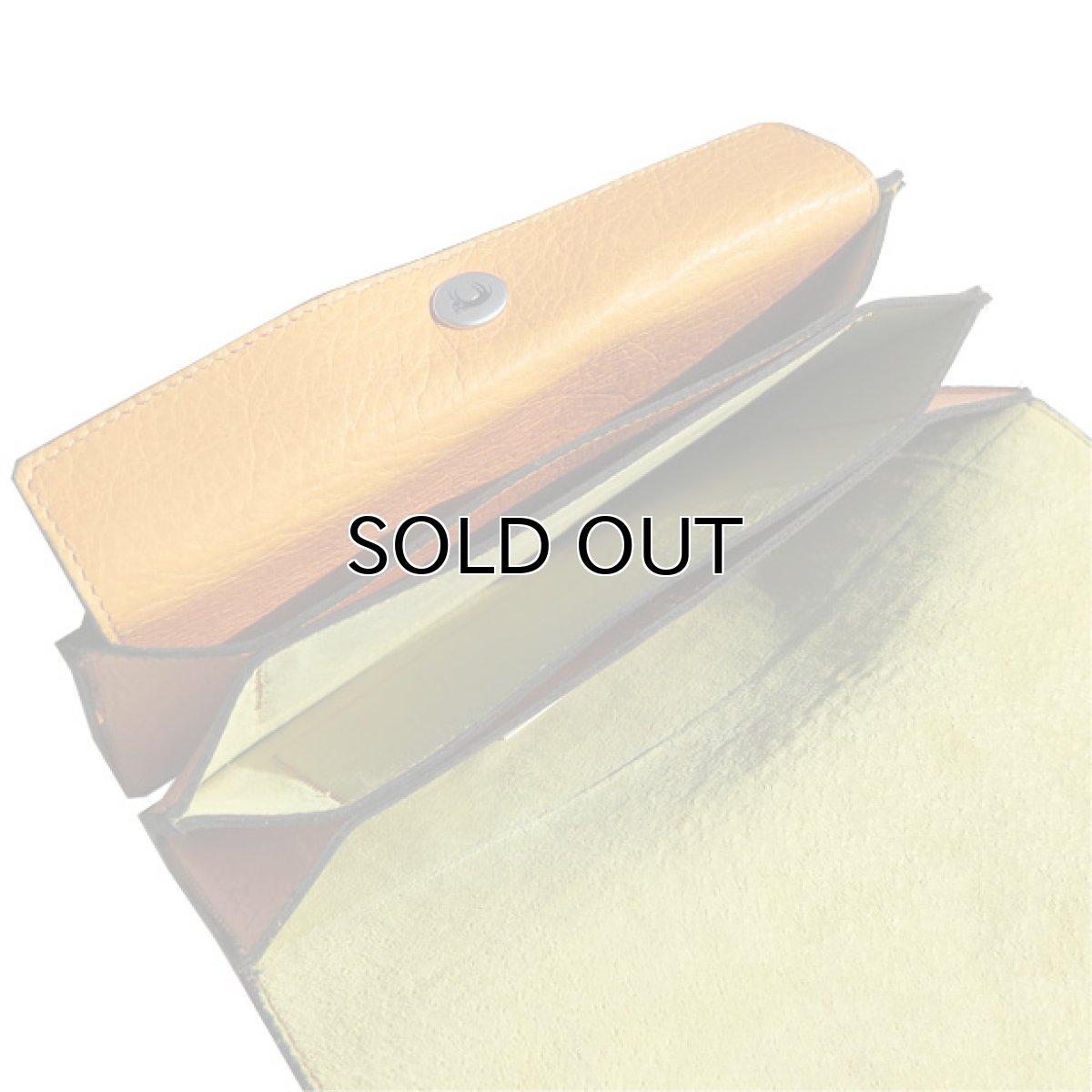 画像6: "JUTTA NEUMANN" Leather Wallet "Waiter's Wallet" -長財布-　color : MUSTARD / LIME YELLOW (6)