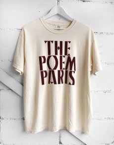 画像1: "THE POEM PARIS" SOUVENIR PRINT TEE　color IVORY　size S~3XL (1)