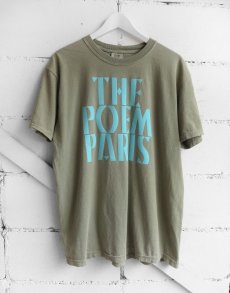 画像1: "THE POEM PARIS" SOUVENIR PRINT TEE　color OLIVE　size S~3XL (1)