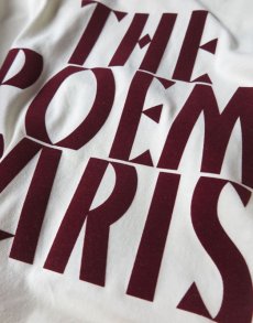 画像2: "THE POEM PARIS" SOUVENIR PRINT TEE　color IVORY　size S~3XL (2)