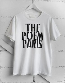 画像1: "THE POEM PARIS" SOUVENIR PRINT TEE　color WHITE　size XS~L (1)