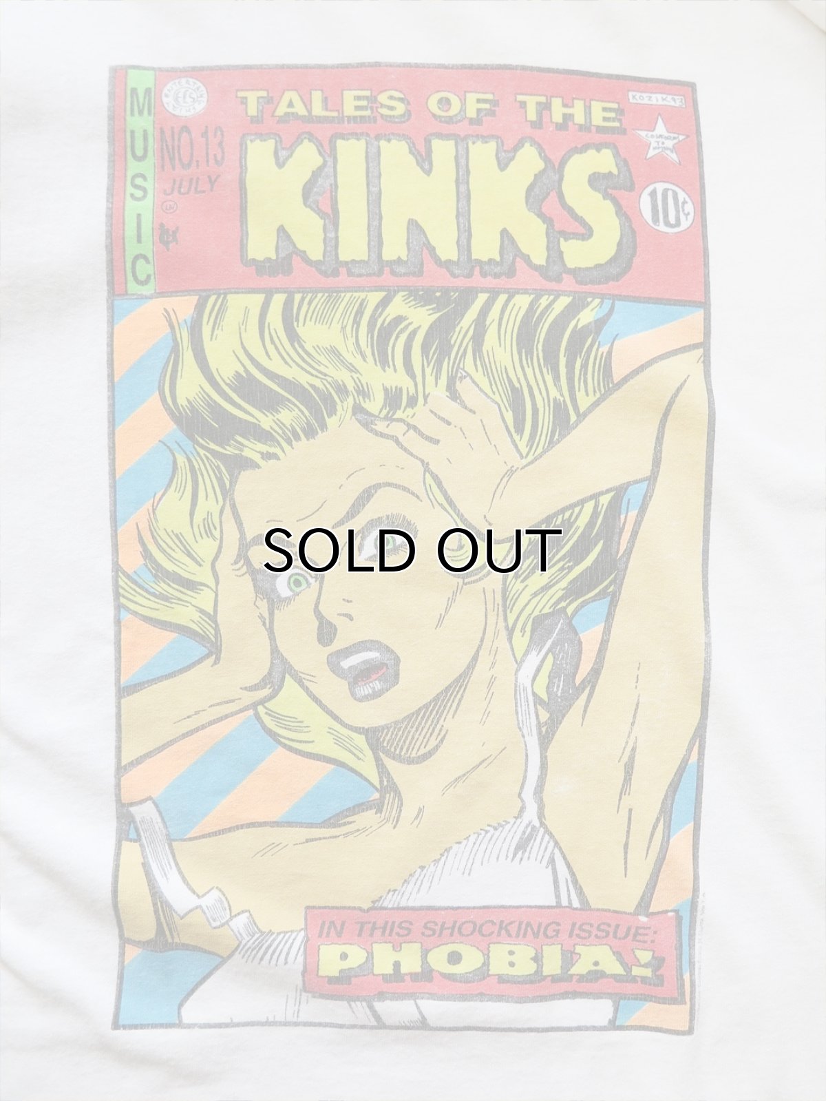 画像3: 1990's "THE KINKS" PHOBIA TOUR Print T-Shirt　WHITE　size XL (3)