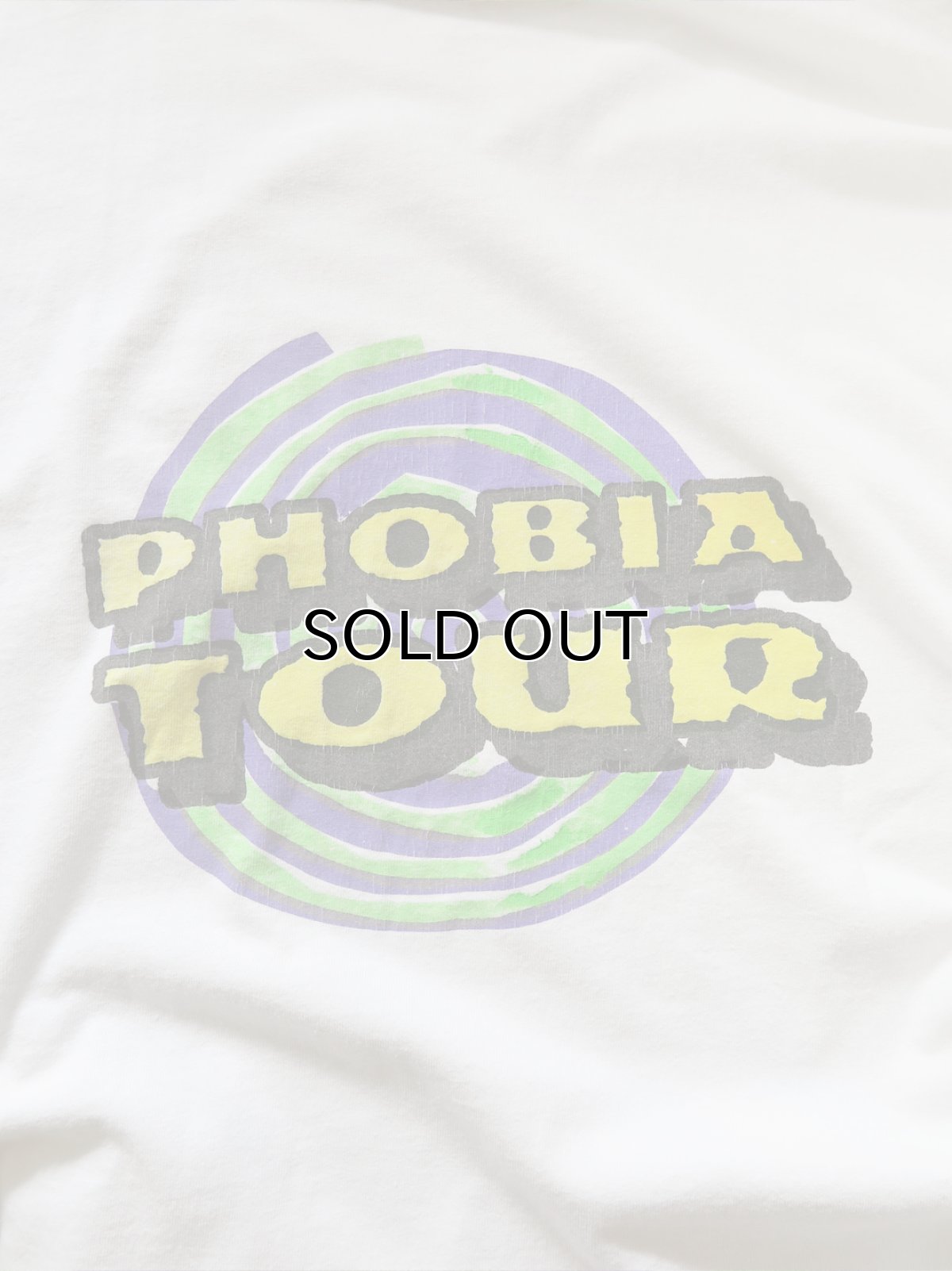 画像4: 1990's "THE KINKS" PHOBIA TOUR Print T-Shirt　WHITE　size XL (4)