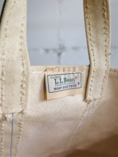 画像5: 1980's "L.L. BEAN" Canvas Tote Bag　NATURAL/GREEN (5)