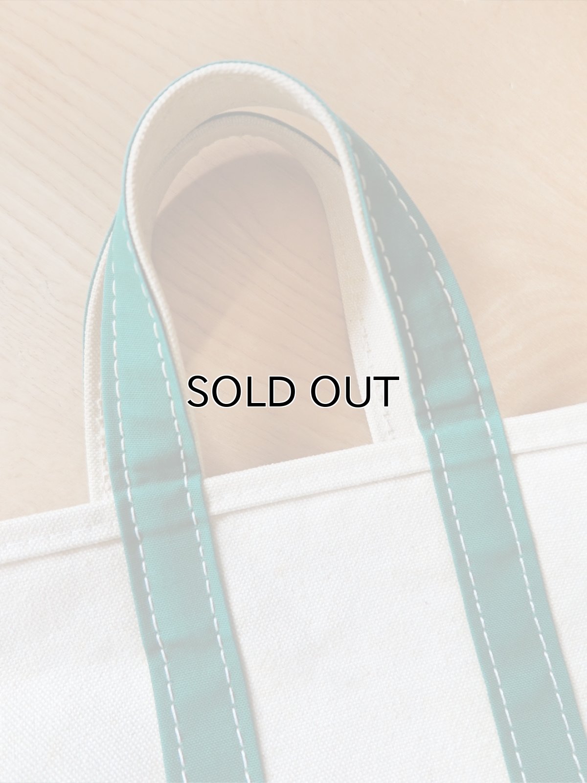 画像6: 1980's "L.L. BEAN" Canvas Tote Bag　NATURAL/GREEN (6)