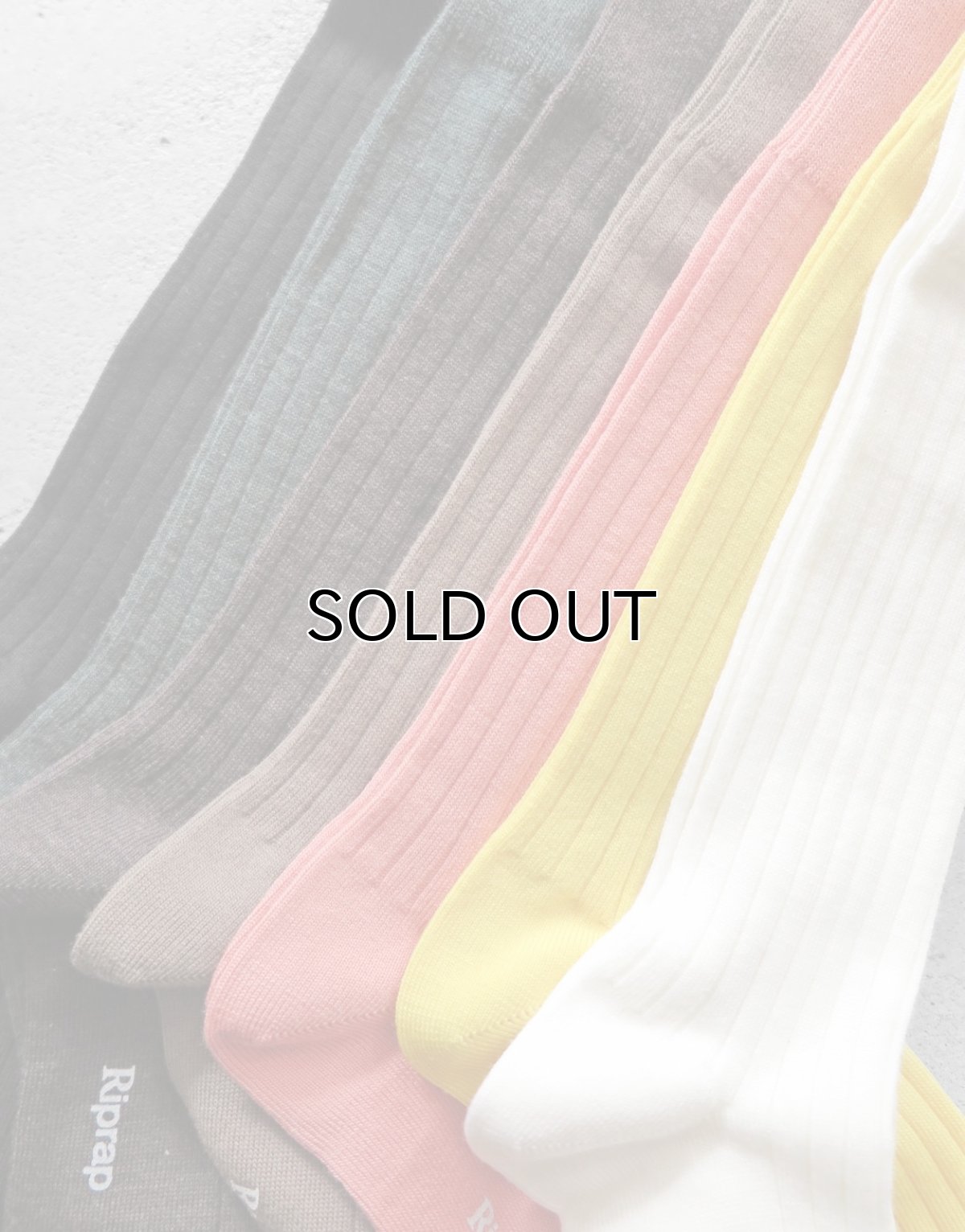 画像2: Riprap "NZ MERINO LONG HOSE SOCKS" made by HALISON　size MEN'S FREE (25~27cm) (2)