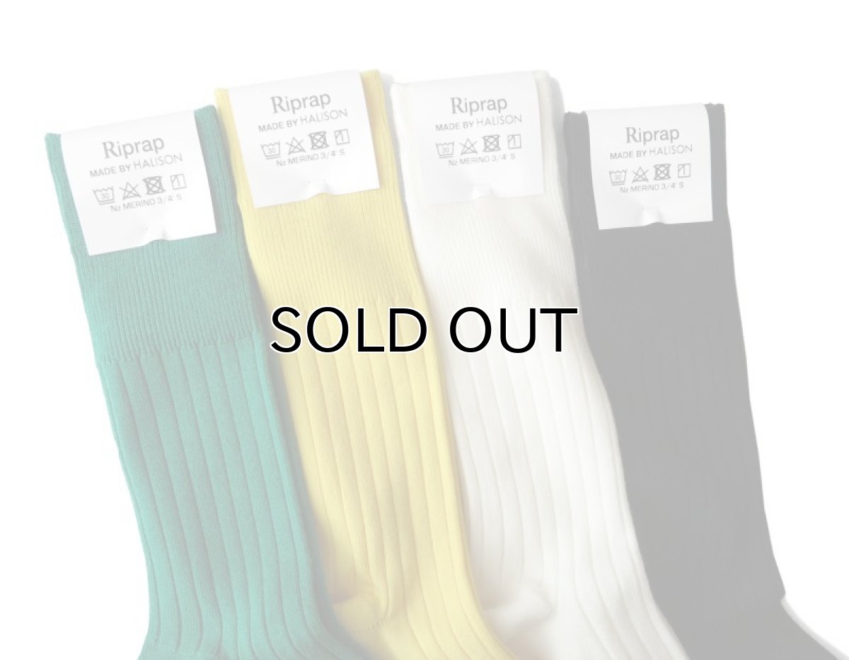画像3: Riprap "Nz Merino Three Quarter Socks" made by HALISON　size MEN'S FREE (25~27cm) (3)