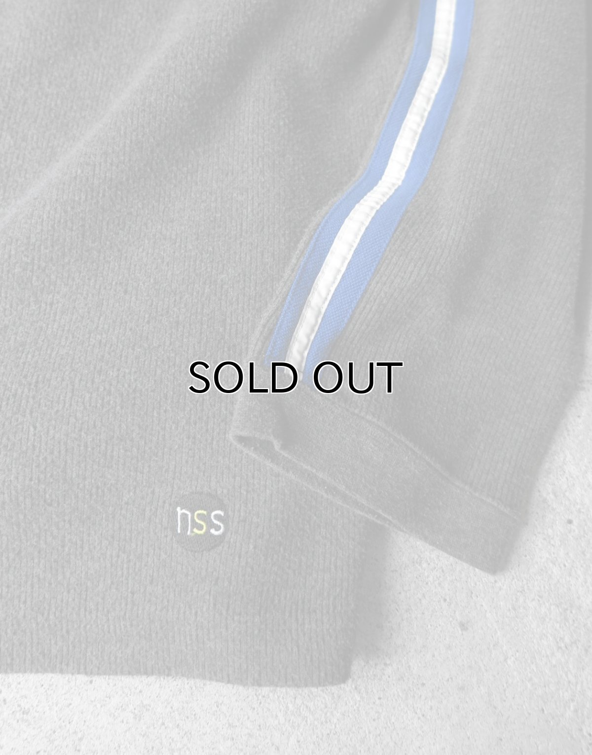 画像3: 1990's "NSS" Cotton L/S T-Shirt CHARCOAL size XL (3)