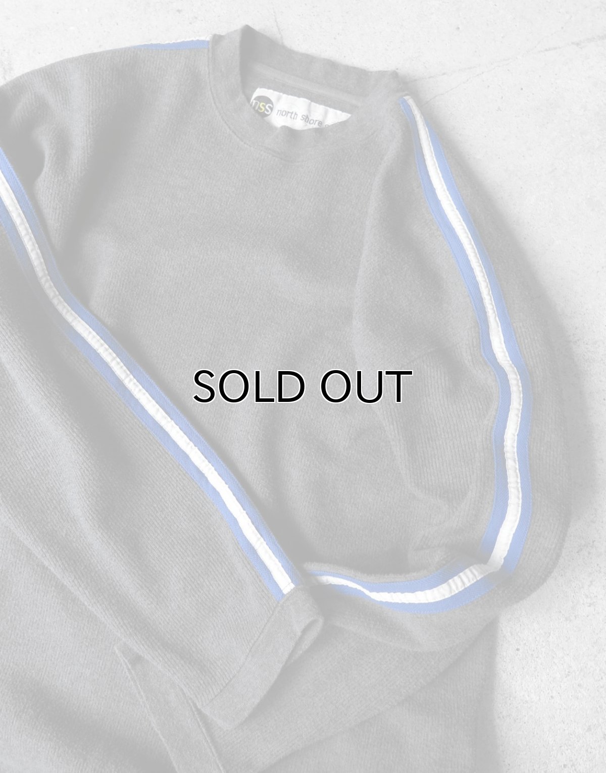 画像2: 1990's "NSS" Cotton L/S T-Shirt CHARCOAL size XL (2)