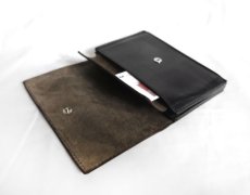 画像6: "JUTTA NEUMANN" WAITER'S WALLET  -MEDIUM SIZE-　color BLACK / MOCHA (6)