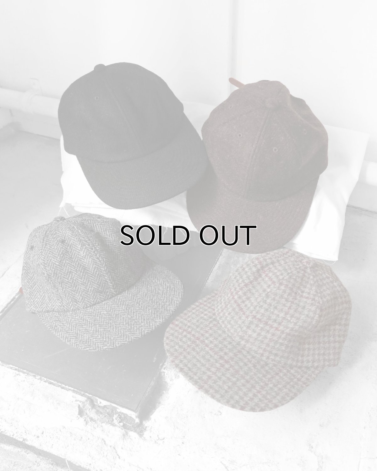 画像6: Riprap "SEMI LONG BRIM CAP" -HARRIS TWEED- color DARK BROWN size FREE (6)