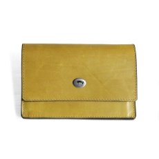 画像1: "JUTTA NEUMANN" WAITER'S WALLET  -MEDIUM SIZE-　color MUSTARD / VIOLET (1)