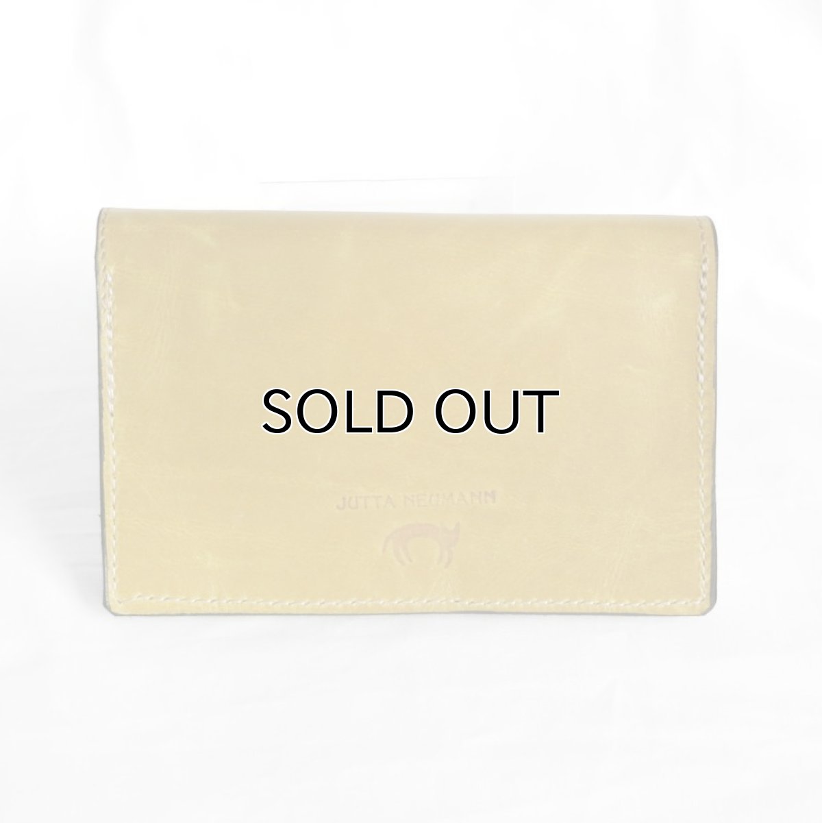 画像2: "JUTTA NEUMANN" WAITER'S WALLET  -MEDIUM SIZE-　color MUSTARD / VIOLET (2)