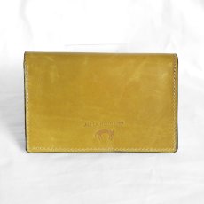 画像2: "JUTTA NEUMANN" WAITER'S WALLET  -MEDIUM SIZE-　color MUSTARD / VIOLET (2)