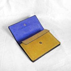 画像4: "JUTTA NEUMANN" WAITER'S WALLET  -MEDIUM SIZE-　color MUSTARD / VIOLET (4)