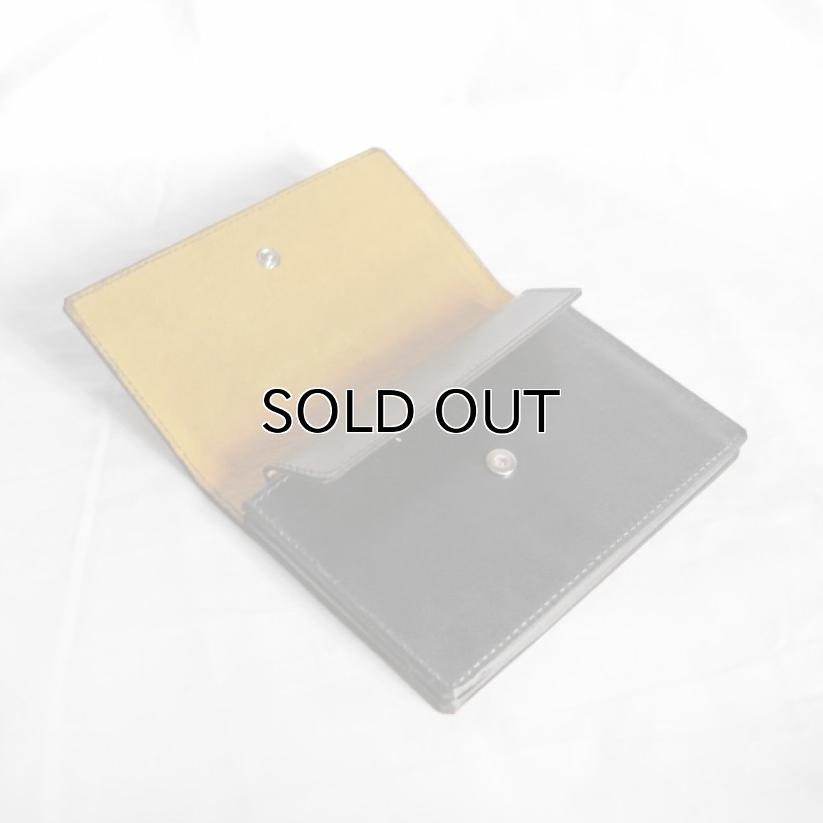 画像4: "JUTTA NEUMANN" WAITER'S WALLET  -MEDIUM SIZE-　color BLACK / MUSTARD (4)