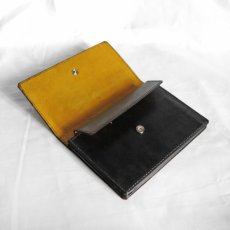 画像4: "JUTTA NEUMANN" WAITER'S WALLET  -MEDIUM SIZE-　color BLACK / MUSTARD (4)