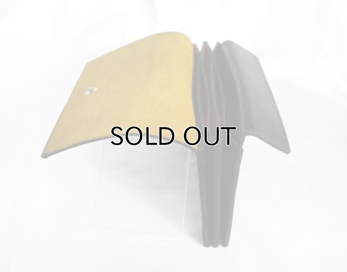 画像5: "JUTTA NEUMANN" WAITER'S WALLET  -MEDIUM SIZE-　color BLACK / MUSTARD (5)