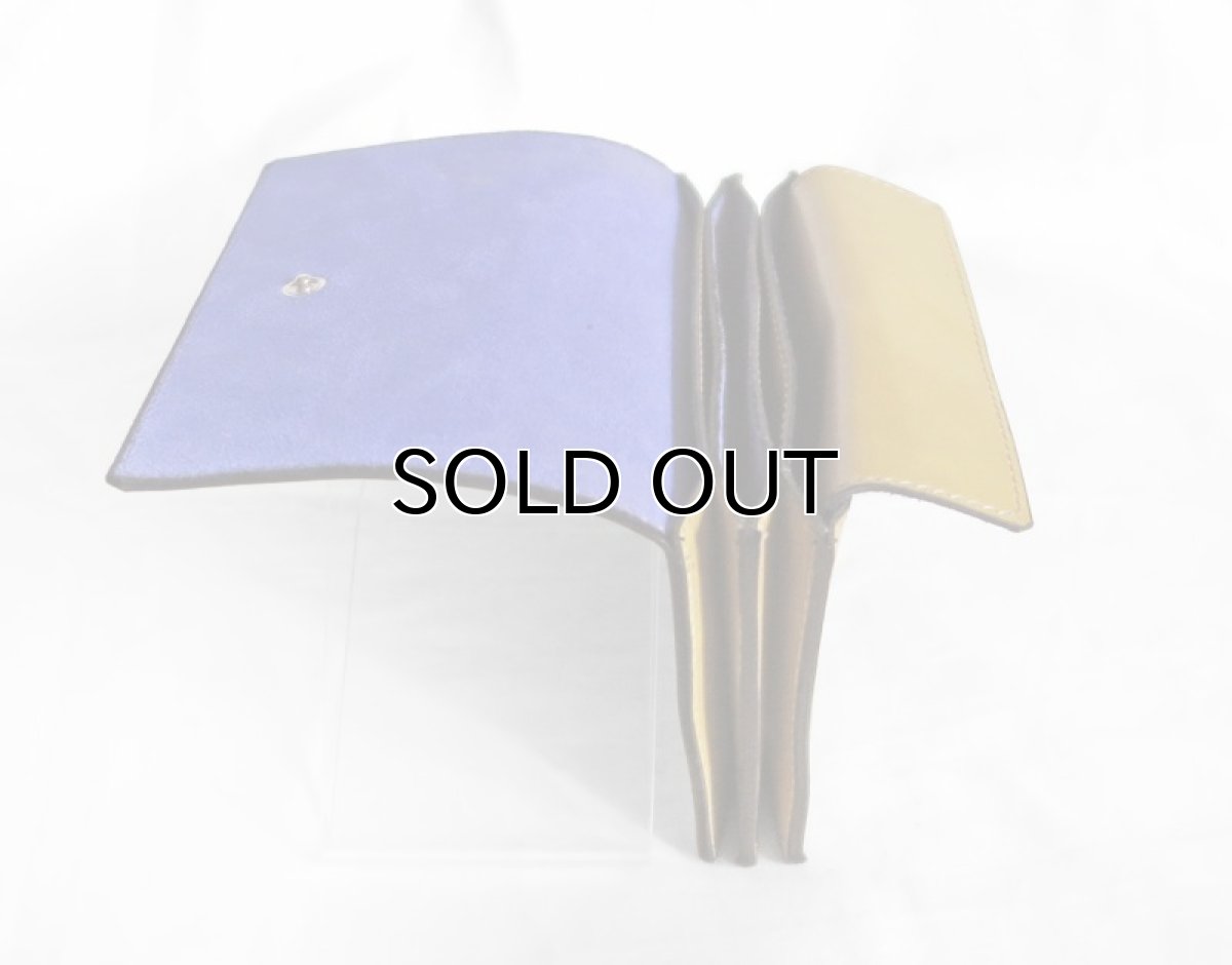 画像5: "JUTTA NEUMANN" WAITER'S WALLET  -MEDIUM SIZE-　color MUSTARD / VIOLET (5)