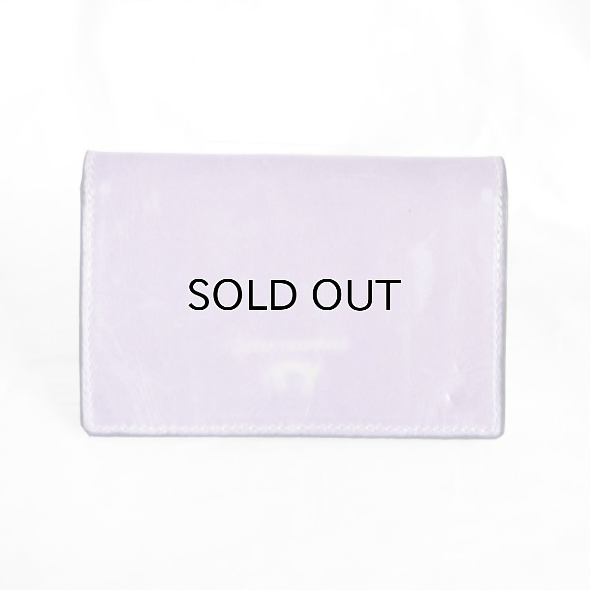 画像2: "JUTTA NEUMANN" WAITER'S WALLET  -MEDIUM SIZE-　color LAVENDER / GRAPE (2)