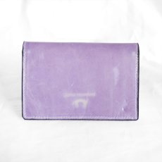 画像2: "JUTTA NEUMANN" WAITER'S WALLET  -MEDIUM SIZE-　color LAVENDER / GRAPE (2)