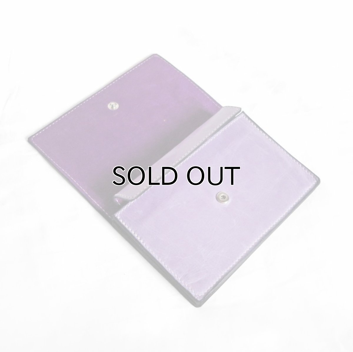 画像4: "JUTTA NEUMANN" WAITER'S WALLET  -MEDIUM SIZE-　color LAVENDER / GRAPE (4)