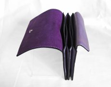 画像5: "JUTTA NEUMANN" WAITER'S WALLET  -MEDIUM SIZE-　color LAVENDER / GRAPE (5)