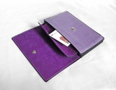 画像6: "JUTTA NEUMANN" WAITER'S WALLET  -MEDIUM SIZE-　color LAVENDER / GRAPE (6)