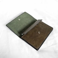 画像4: "JUTTA NEUMANN" WAITER'S WALLET  -MEDIUM SIZE-　color LIGHT OLIVE / MOSS (4)